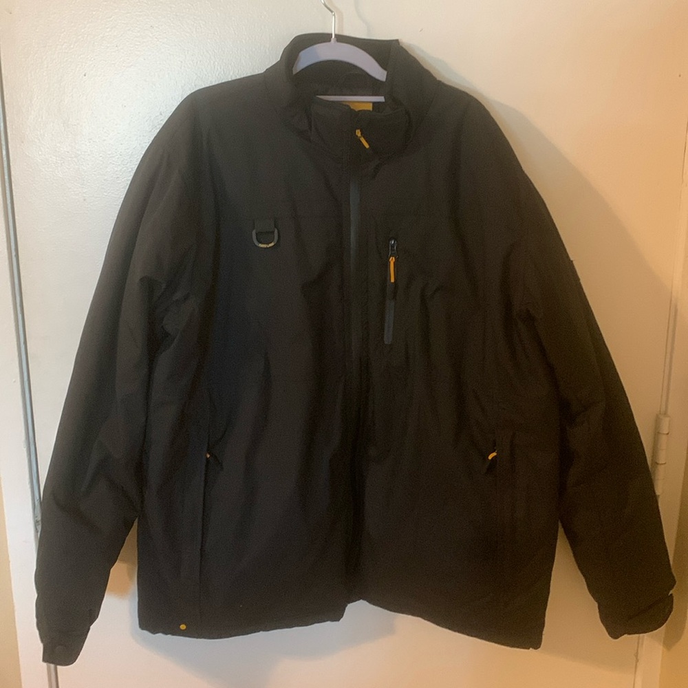 Men’s Hard Land, Down filled Snowboard Ski Jacket Black XL